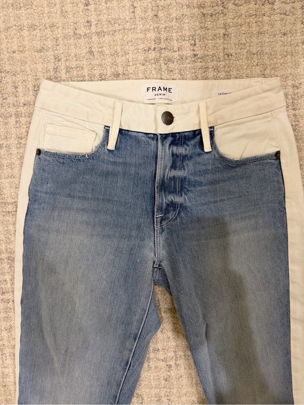 Frame Le Color-block Cropped Mini Boot
Jeans - Picture 3 of 7